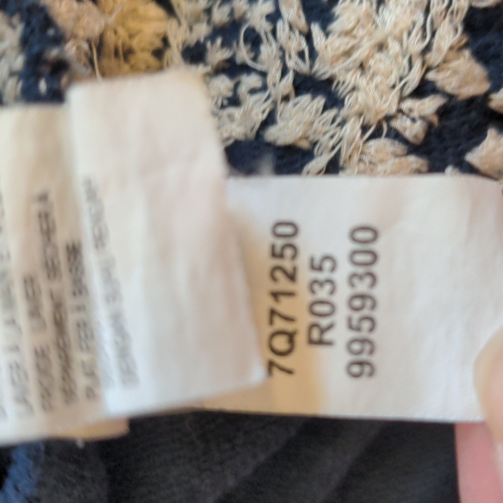 Lucky Brand Lucky Lotus Women's Size 2X Detail Hem Open Front Cardigan Sweater - Picture 14 of 16